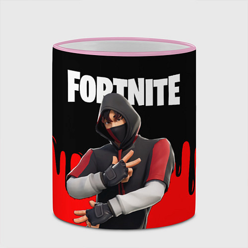 Кружка цветная FORTNITE x IKONIK / 3D-Розовый кант – фото 2