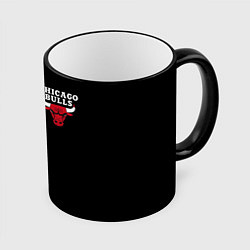 Кружка 3D CHICAGO BULLS, цвет: 3D-черный кант