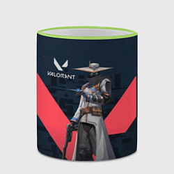 Кружка 3D CYPHER VALORANT, цвет: 3D-светло-зеленый кант — фото 2