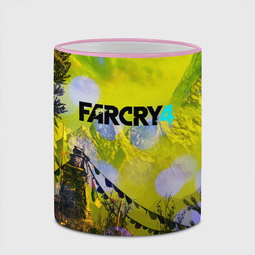 Кружка цветная FARCRY4 / 3D-Розовый кант – фото 2