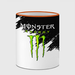 Кружка 3D MONSTER ENERGY, цвет: 3D-оранжевый кант — фото 2