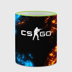 Кружка 3D CS GO, цвет: 3D-светло-зеленый кант — фото 2
