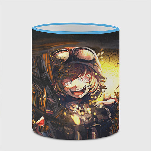 Кружка цветная Tanya / 3D-Небесно-голубой кант – фото 2