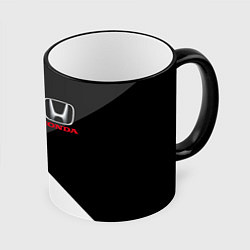 Кружка 3D HONDA, цвет: 3D-черный кант