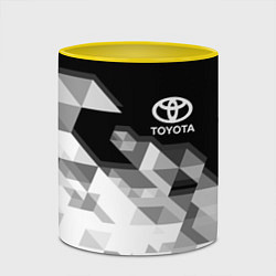 Кружка 3D TOYOTA, цвет: 3D-белый + желтый — фото 2