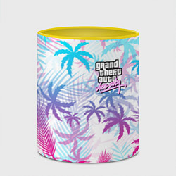 Кружка 3D GTA VICE CITY, цвет: 3D-белый + желтый — фото 2