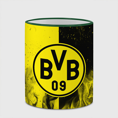 Кружка цветная BORUSSIA / 3D-Зеленый кант – фото 2