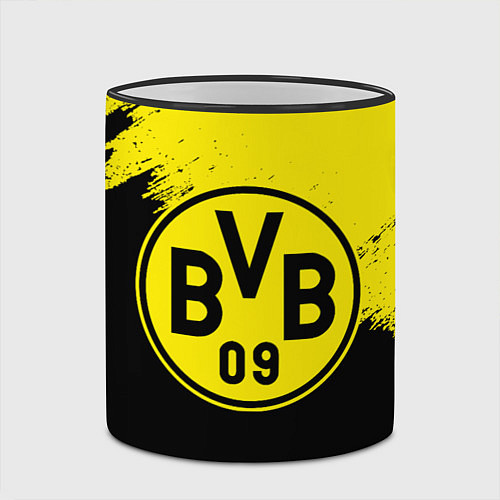 Кружка цветная BORUSSIA / 3D-Черный кант – фото 2