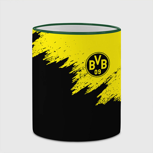 Кружка цветная BORUSSIA / 3D-Зеленый кант – фото 2