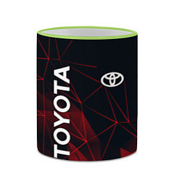 Кружка 3D TOYOTA, цвет: 3D-светло-зеленый кант — фото 2
