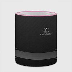 Кружка 3D LEXUS, цвет: 3D-розовый кант — фото 2