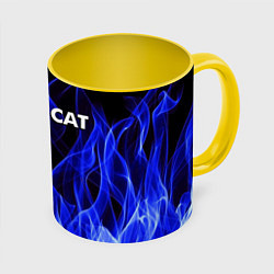 Кружка 3D DOJA CAT, цвет: 3D-белый + желтый