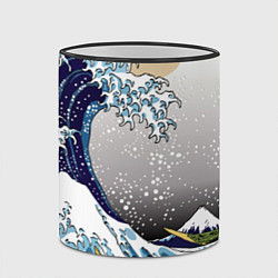 Кружка 3D The great wave off kanagawa, цвет: 3D-черный кант — фото 2