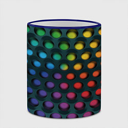 Кружка 3D 3Д спектр, цвет: 3D-синий кант — фото 2