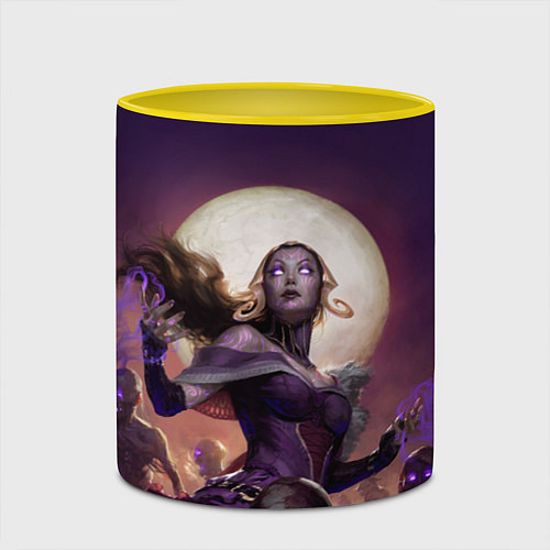 Кружка цветная Eldritch Moon / 3D-Белый + желтый – фото 2