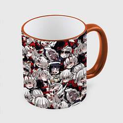 Кружка 3D Helltaker, цвет: 3D-оранжевый кант