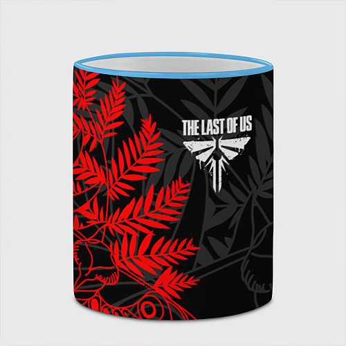 Кружка цветная THE LAST OF US 2 / 3D-Небесно-голубой кант – фото 2