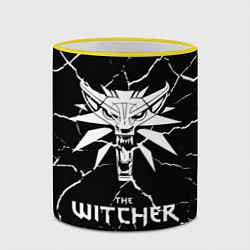Кружка 3D The Witcher, цвет: 3D-желтый кант — фото 2