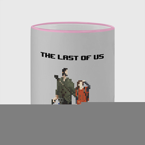 Кружка цветная THE LAST OF US / 3D-Розовый кант – фото 2