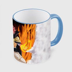 Кружка 3D FAIRY TAIL ХВОСТ ФЕИ, цвет: 3D-небесно-голубой кант