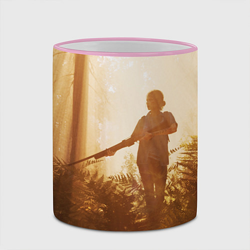 Кружка цветная THE LAST OF US / 3D-Розовый кант – фото 2