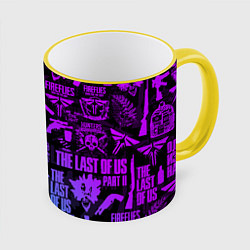 Кружка 3D THE LAST OF US 2, цвет: 3D-желтый кант