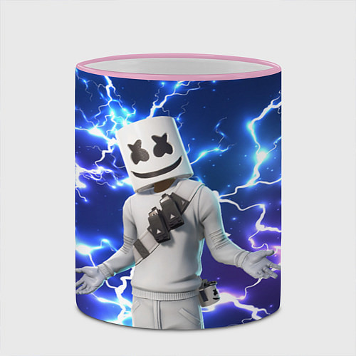 Кружка цветная FORTNITE x MARSHMELLO / 3D-Розовый кант – фото 2