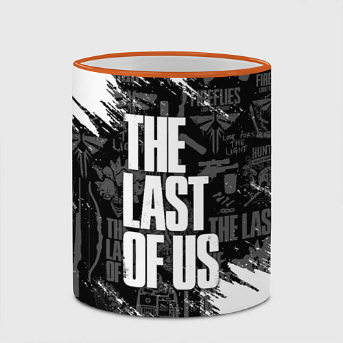 Кружка цветная THE LAST OF US 2 / 3D-Оранжевый кант – фото 2