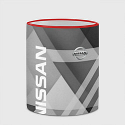 Кружка 3D NISSAN, цвет: 3D-красный кант — фото 2