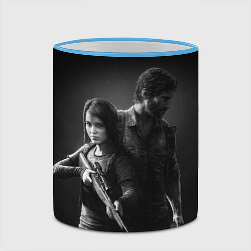 Кружка цветная THE LAST OF US 2 ДЖОЭЛ ЭЛЛИ / 3D-Небесно-голубой кант – фото 2