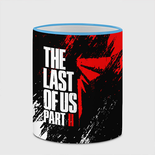 Кружка цветная THE LAST OF US II / 3D-Небесно-голубой кант – фото 2