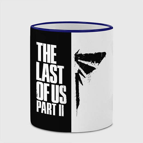 Кружка цветная THE LAST OF US II / 3D-Синий кант – фото 2