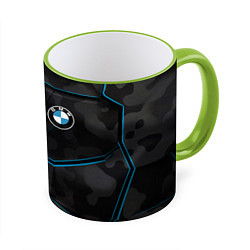 Кружка 3D BMW, цвет: 3D-светло-зеленый кант