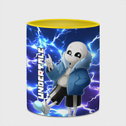 Кружка 3D UNDERTALE АНДЕРТЕЙЛ, цвет: 3D-белый + желтый — фото 2