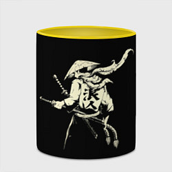 Кружка 3D Самурай Z, цвет: 3D-белый + желтый — фото 2