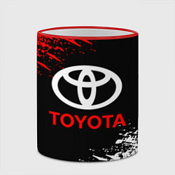 Кружка 3D TOYOTA, цвет: 3D-красный кант — фото 2