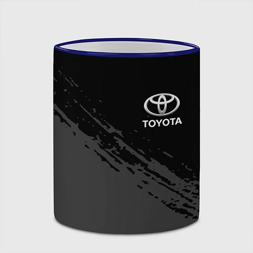 Кружка цветная TOYOTA / 3D-Синий кант – фото 2