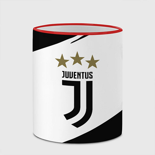 Кружка цветная JUVENTUS / 3D-Красный кант – фото 2