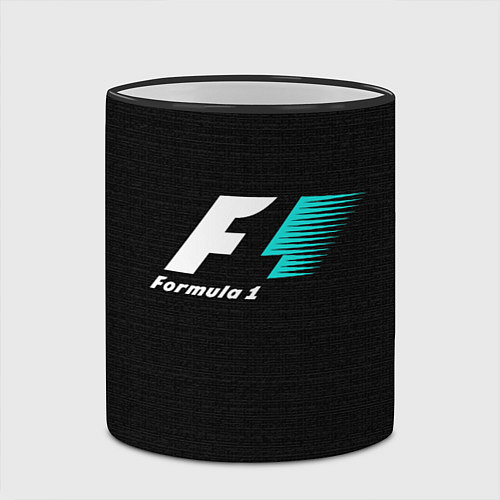 Кружка цветная Formula 1 / 3D-Черный кант – фото 2