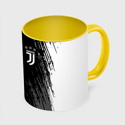 Кружка 3D JUVENTUS, цвет: 3D-белый + желтый