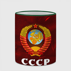 Кружка 3D СССР USSR, цвет: 3D-зеленый кант — фото 2