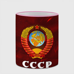 Кружка 3D СССР USSR, цвет: 3D-розовый кант — фото 2