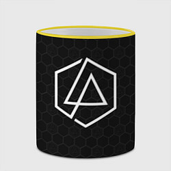 Кружка 3D LINKIN PARK, цвет: 3D-желтый кант — фото 2