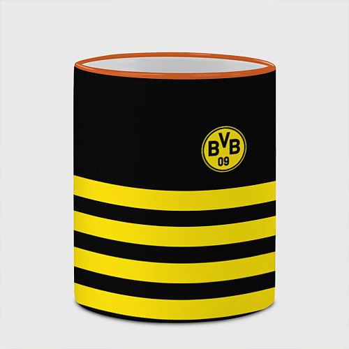 Кружка цветная BORUSSIA / 3D-Оранжевый кант – фото 2