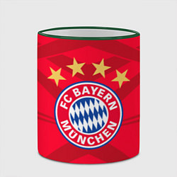 Кружка 3D BAYERN MUNCHEN, цвет: 3D-зеленый кант — фото 2