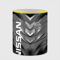 Кружка 3D NISSAN, цвет: 3D-желтый кант — фото 2