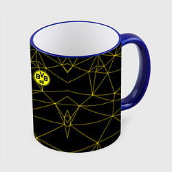Кружка 3D BORUSSIA, цвет: 3D-синий кант