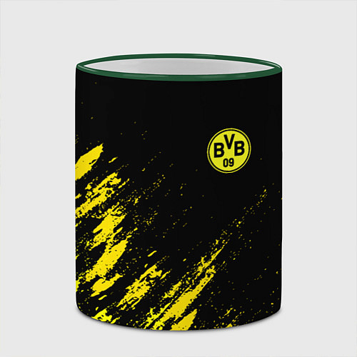 Кружка цветная BORUSSIA / 3D-Зеленый кант – фото 2
