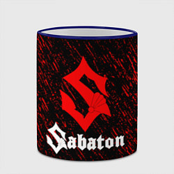 Кружка 3D Sabaton, цвет: 3D-синий кант — фото 2