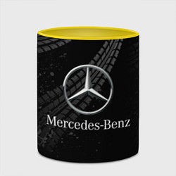 Кружка 3D MERCEDES, цвет: 3D-белый + желтый — фото 2